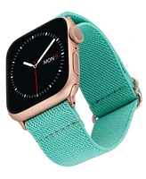 WITHit Teal Woven Elastic Band designed for Apple Watch 42mm (Series 10) & 38/40/41mm