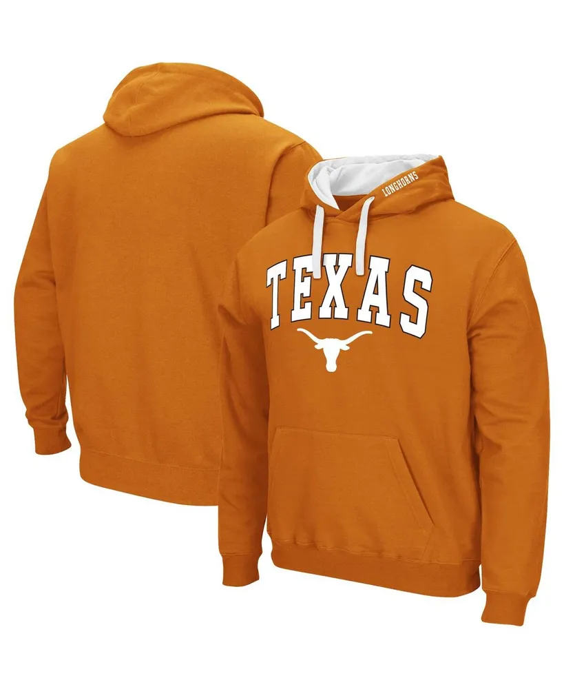 Men's Colosseum Texas Orange Longhorns Big & Tall Arch Logo 2.0 Pullover Hoodie