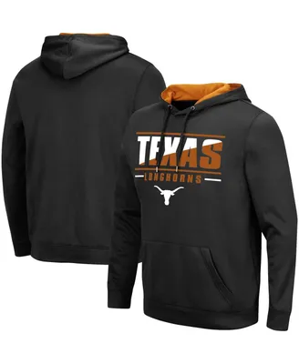 Men's Colosseum Texas Longhorns Slash Stack 2.0 Pullover Hoodie