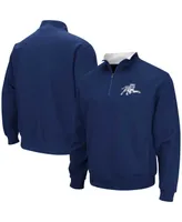 Men's Colosseum Royal Jackson State Tigers Tortugas Quarter-Zip Sweatshirt