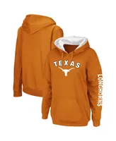 Women's Colosseum Texas Orange Longhorns Loud and Proud Pullover Hoodie