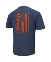 Men's Colosseum Navy Syracuse Orange Oht Military-Inspired Appreciation Flag 2.0 T-shirt