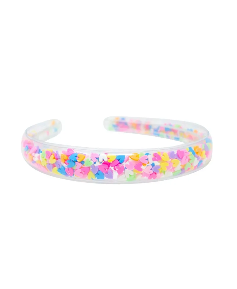 Tiny Treats Girls Confetti Heart Headband