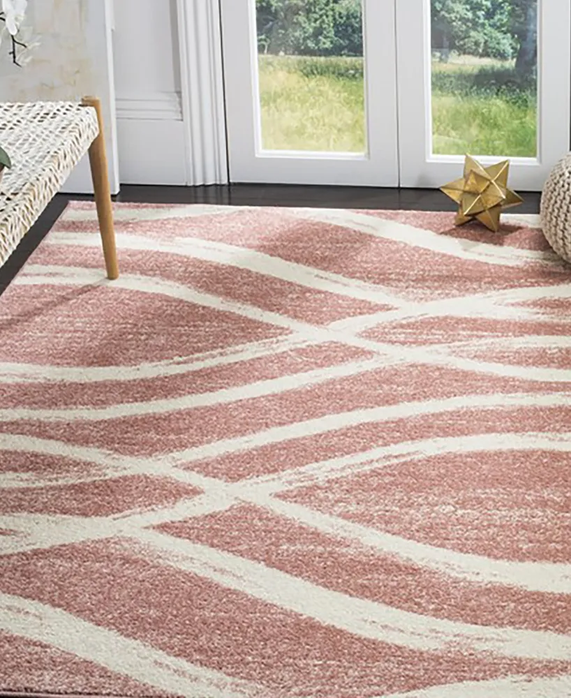 Safavieh Adirondack 125 Rose and Cream 8' x 10' Area Rug