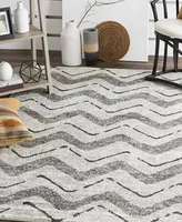 Safavieh Adirondack 121 Silver and Charcoal 6' x 9' Area Rug