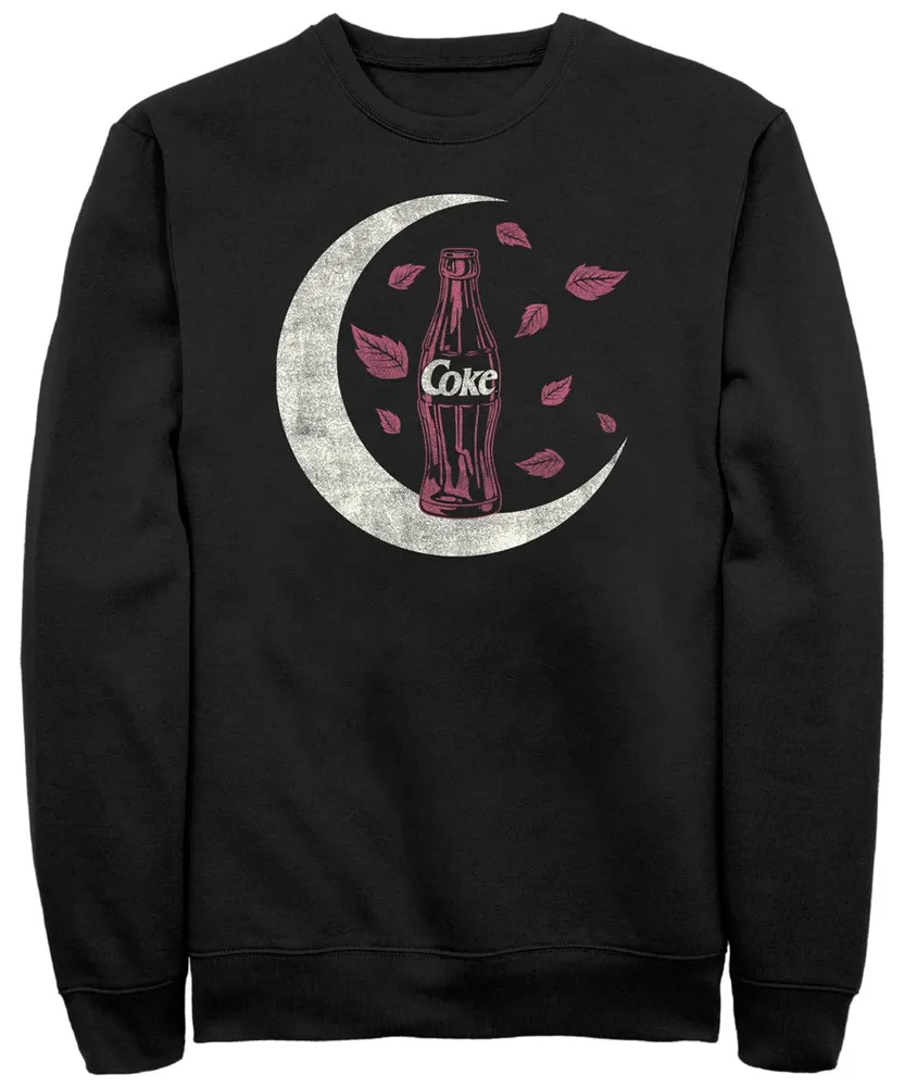 Fifth Sun Men's Coca-Cola Fall Moon and Coke Crew Fleece Pullover