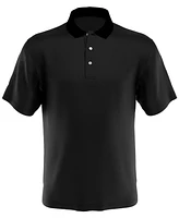 Pga Tour Men's Big & Tall AirFlux Solid Mesh Golf Polo