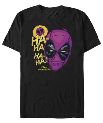 Fifth Sun Men's Half Tone Deadpool Short Sleeve T-shirt