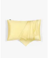 Golden 100% Pure Mulberry Silk Pillowcase