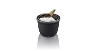 Gefu Stoneware and Stainless Steel Salt and Spice Pot