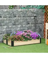 Raised Garden Bed Foldable Planter Box to Grow Vegetables, Herbs