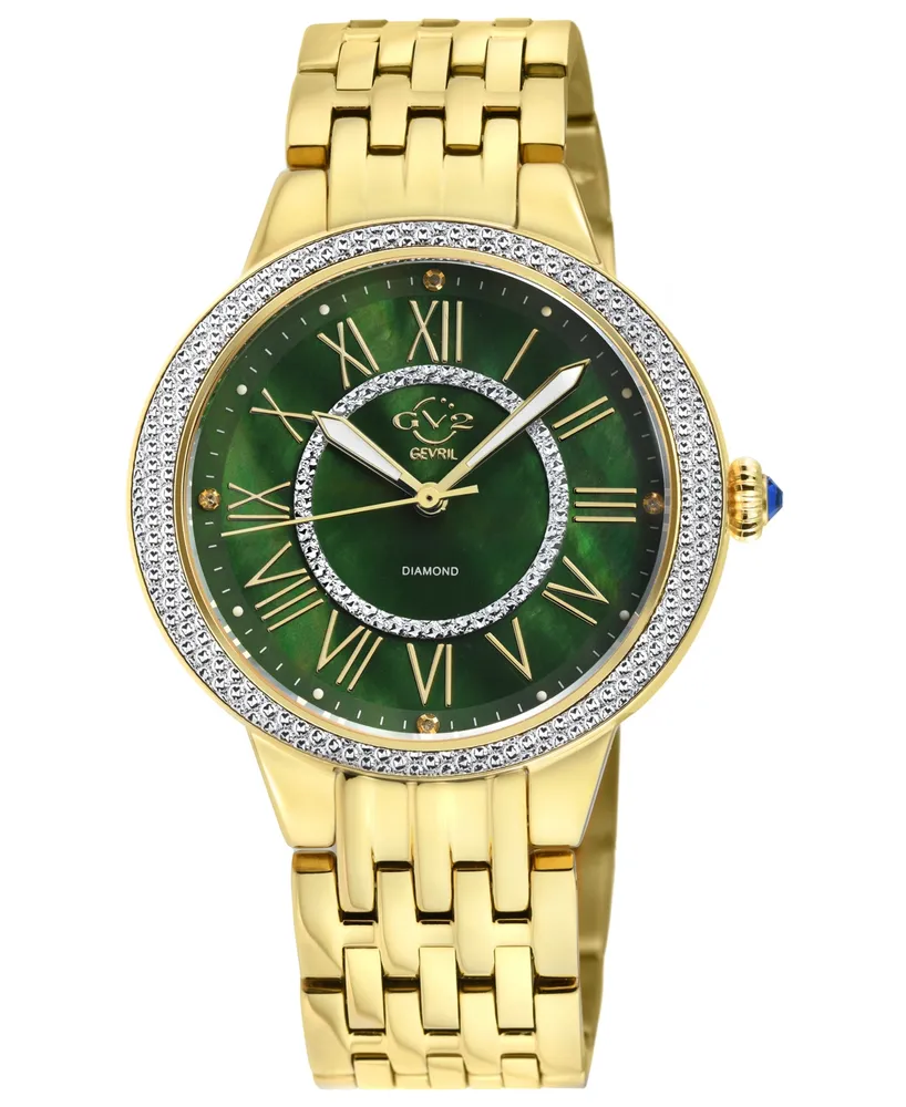 Women's Diamond-Accent Gold-Tone Bracelet Watch 32mm