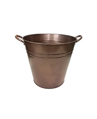 Gardener's Select Famrhouse Collection Tin Bucket, Antique Copper