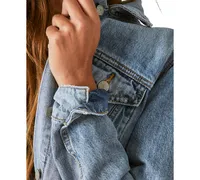 Lucky Brand Legend Studded Graphic Denim Jacket