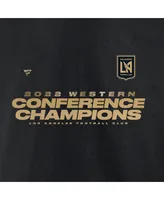 Men's Fanatics Black Lafc 2022 Mls Western Conference Champions Locker Room T-shirt
