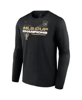 Men's Fanatics Black Lafc 2022 Mls Cup Champions Locker Room Long Sleeve T-shirt