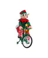 11.5" Cycler Elf Holiday Decor