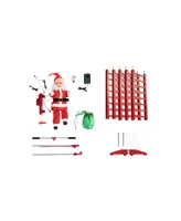 10' Outdoor Climbing Santa Holiday Decor