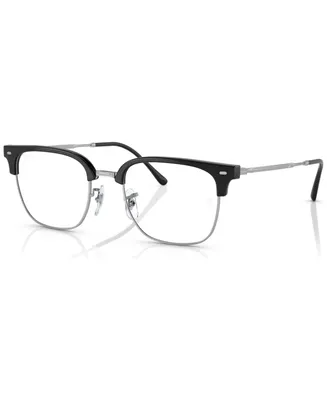 Ray-Ban Unisex Square Eyeglasses, RX721651-o - Black On Silver