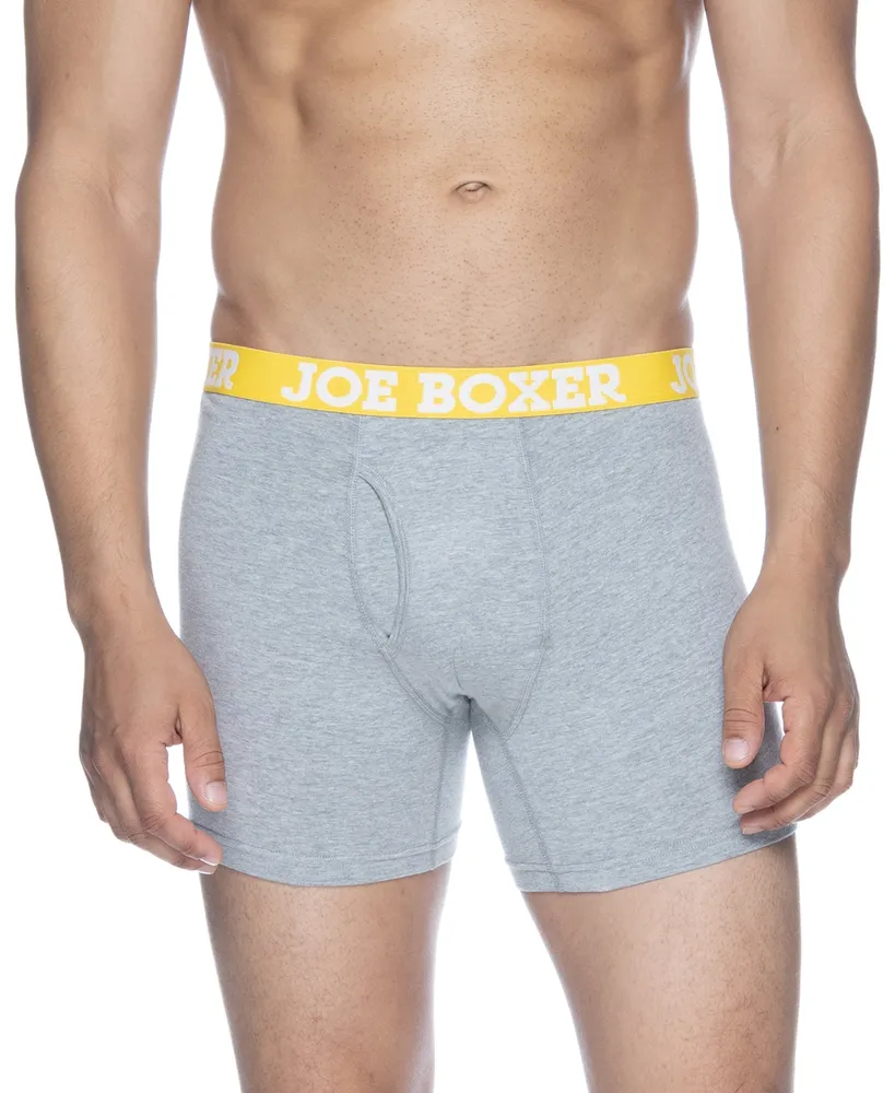 Joe Boxer Men's Stretch Boxer Briefs, Pack of 4