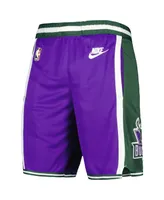 Men's Nike Purple Milwaukee Bucks 2022/23 Classic Edition Swingman Performance Shorts