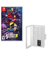 Nintendo Marvel Ultimate Alliance 3 Game and Game Caddy for the Switch