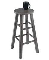 Winsome Ivy 24.2" Wood Square Leg Counter Stool