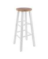 Winsome Element 2-Piece Wood Bar Stool Set