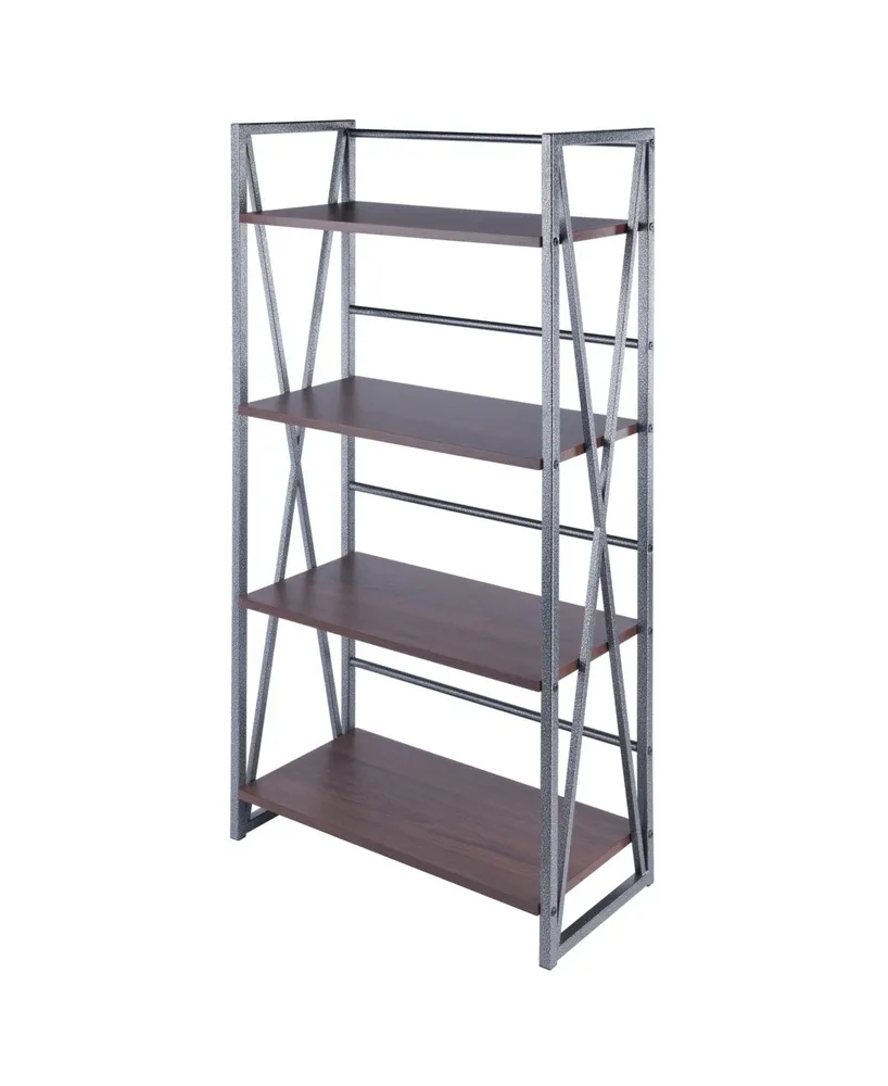 Winsome Isa 48.43" Wood 4-Tier Shelf