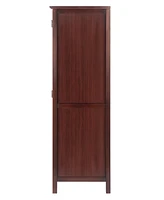 Winsome Brooke Jelly 47.44" Wood 3-Section Cupboard