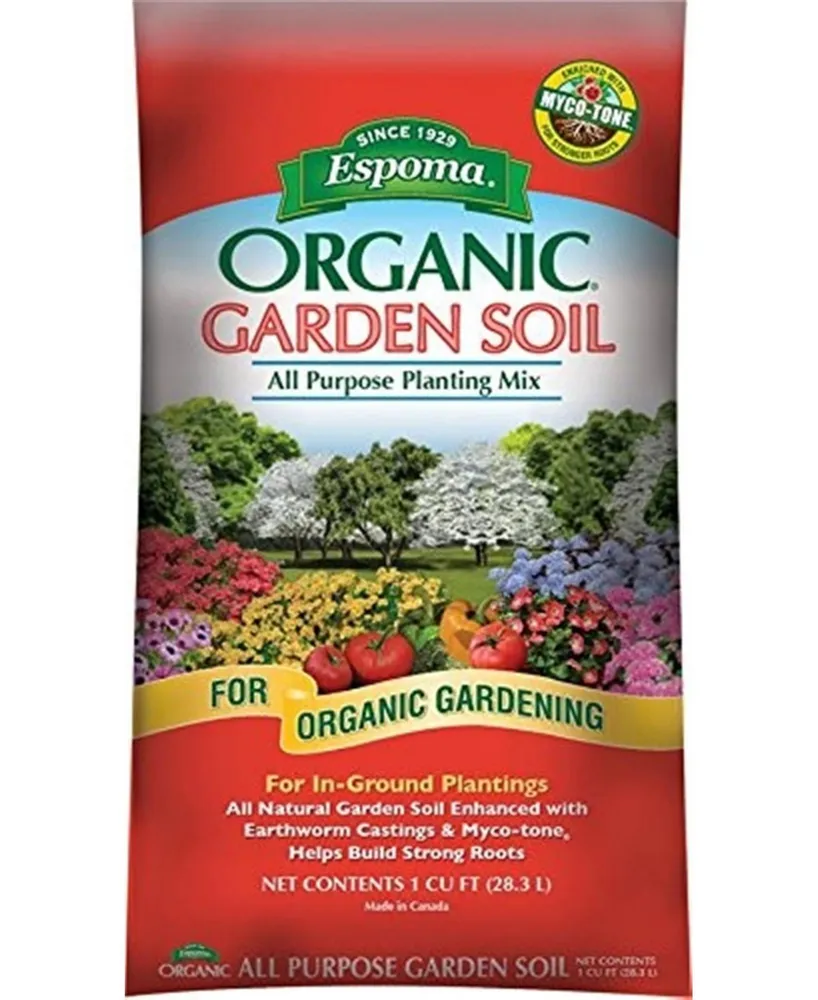 Espoma APGS1 Organic Garden Soil All Purpose Planting Mix, 1 Cf