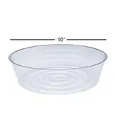 Cwp Deep Heavy Gauge Vinyl Basket Liner, 10-Inch, Clear Pack of 1