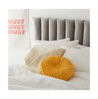 Dormify Round Tufted Velvet Throw Pillow, 20" x 20", Ultra-Cute Styles to Personalize Your Room