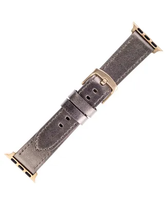 WITHit Pearlescent Genuine Leather Band Compatible with 38/40/41mm Apple Watch