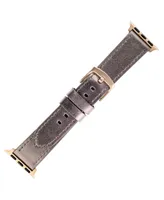 WITHit Metallic Genuine Leather Band designed for Apple Watch 42mm (Series 10) & 38/40/41mm