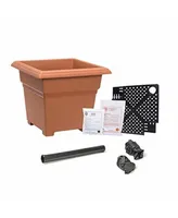 Novelty Earthbox Novelty 81755 Square Garden Kit, Terra Cotta