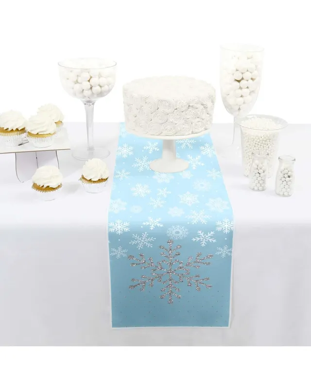 Big Dot Of Happiness Winter Wonderland - Party Table Decor - Snowflake  Party Placemats - Set of 16