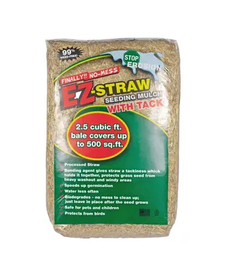 Ez-Straw Ez Straw Seeding Mulch with Tack, 2.5 Cubic Feet Pack of 1