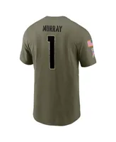 Men's Nike Kyler Murray Olive Arizona Cardinals 2022 Salute To Service Name and Number T-shirt