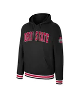 Men's Colosseum Black Ohio State Buckeyes Varsity Arch Pullover Hoodie