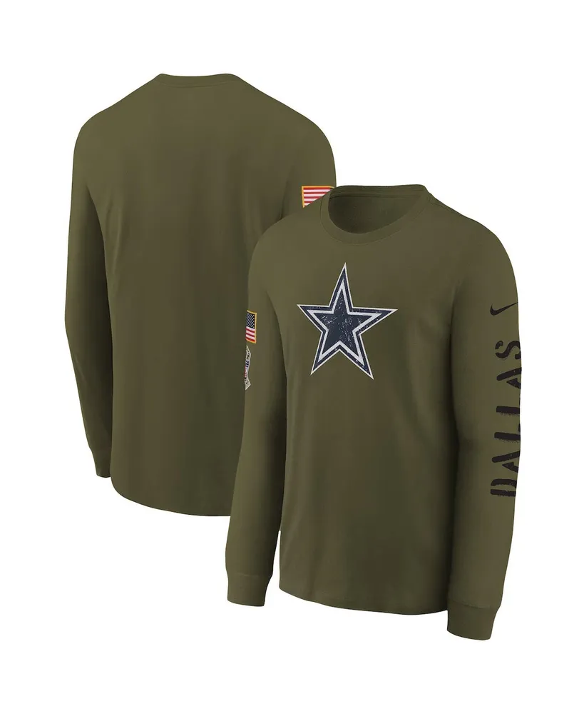 Dallas Cowboys 2022 Salute To Service Nike Olive Green Therma