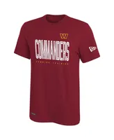 Men's New Era Burgundy Washington Commanders Combine Authentic Training Huddle Up T-shirt