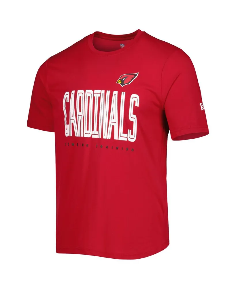 Men's New Era Cardinal Arizona Cardinals Combine Authentic Training Huddle Up T-shirt