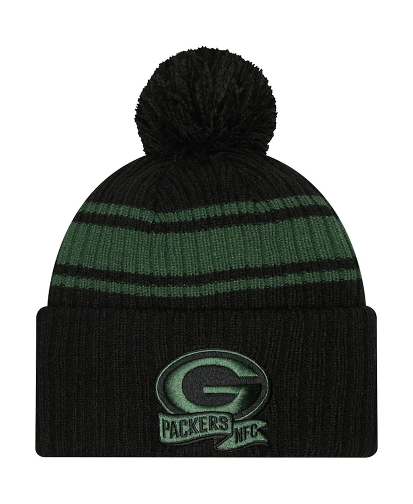 New Era Men's Green Green Bay Packers Repeat Cuffed Knit