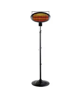 Optimus Garage-Outdoor Floor Standing Infrared Patio Heater with Remote