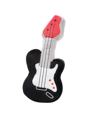 Lambs Ivy Rock Star Plush Guitar Instrument Stuffed Toy - Gray/Black