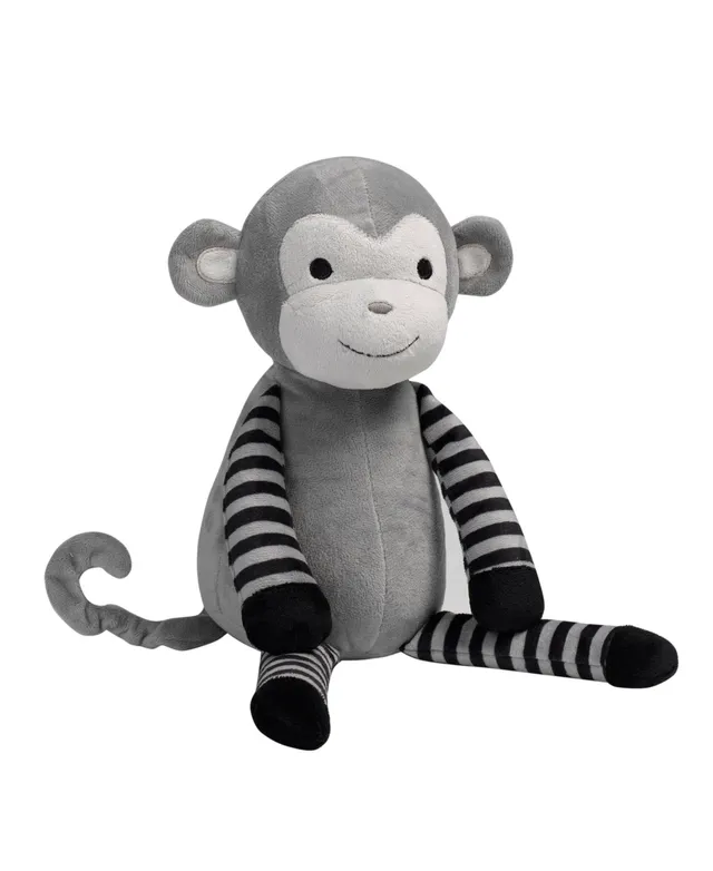 Bedtime Originals Jungle Fun Gray/Black Plush Monkey Stuffed Animal - Bingo