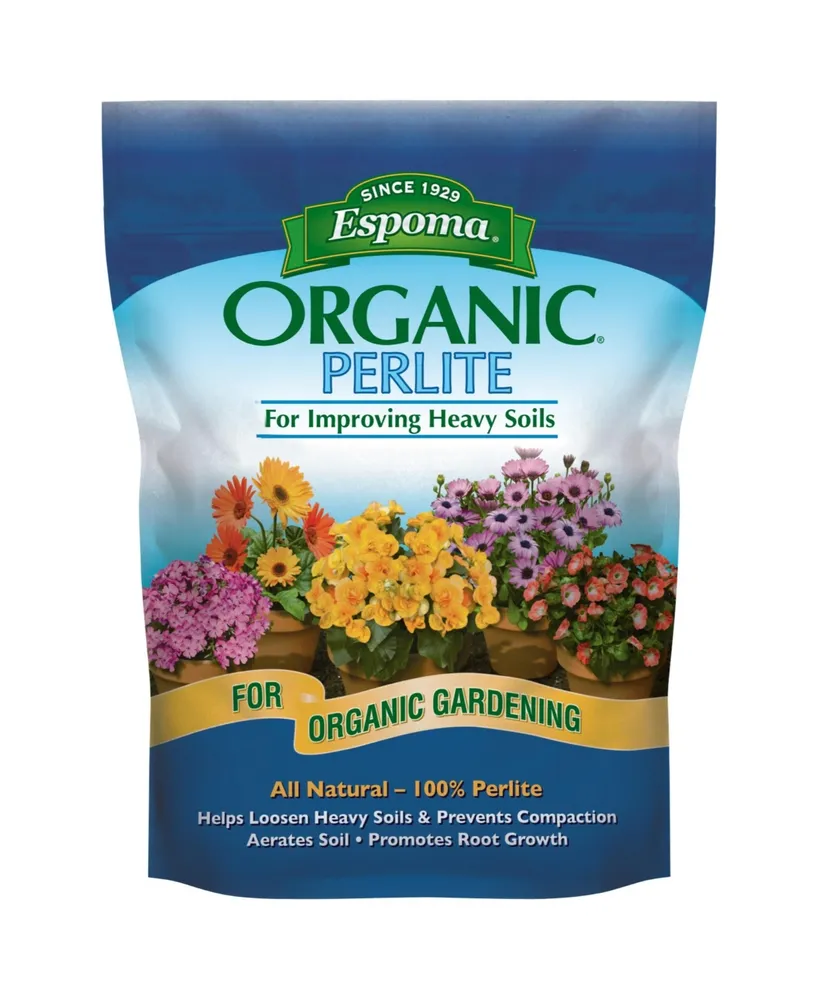 Espoma PR8 Organic Perlite For Healthy Plant Soil, 8 Quart Pack of 1