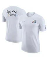 Men's Nike White Brooklyn Nets 2022/23 City Edition Courtside Max90 Backer T-shirt