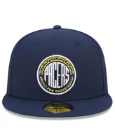 Men's New Era Blue Indiana Pacers 2022/23 City Edition Alternate Logo 59FIFTY Fitted Hat